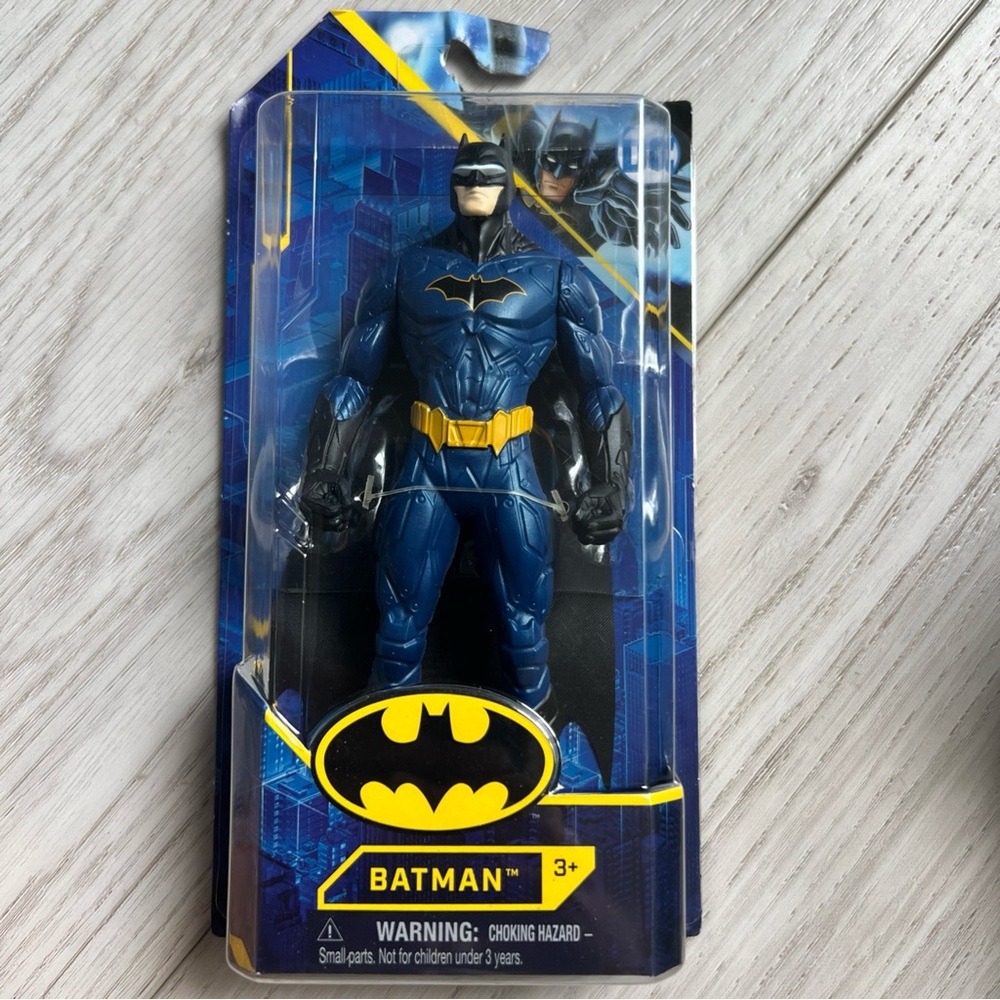 Batman Black and Blue Action Figure Packaging